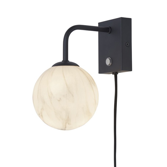 Aplica de perete cu abajur din sticla cu aspect de marmura Carrara negru, Candelabre si Lustre moderne elegante⭐ modele clasice de lux pentru living, bucatarie si dormitor.✅ DeSiGn actual Top 2020!❤️Promotii lampi❗ ➽ www.evalight.ro. Oferte corpuri de iluminat suspendate pt camere de interior (înalte), suspensii (lungi) de tip lustre si candelabre, pendule decorative stil modern, clasic, rustic, baroc, scandinav, retro sau vintage, aplicate pe perete sau de tavan, cu cristale, abajur din material textil, lemn, metal, sticla, bec Edison sau LED, ieftine de calitate deosebita la cel mai bun pret. a