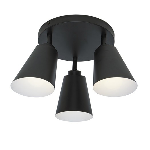 Lustra aplicata cu trei spoturi directionabile Bremen negru, Plafoniere cu 3 spoturi, LED⭐ modele moderne corpuri de iluminat tip spoturi aplicate pe tavan sau perete.✅Design decorativ unic!❤️Promotii lampi❗ ➽ www.evalight.ro. Alege oferte lustre de iluminat interior tip plafoniere si aplice cu 3 spoturi pe bara cu lumina LED si directie reglabila pentru living, dormitor, bucatarie, baie, hol, camera copii, calitate de lux la cel mai bun pret. a