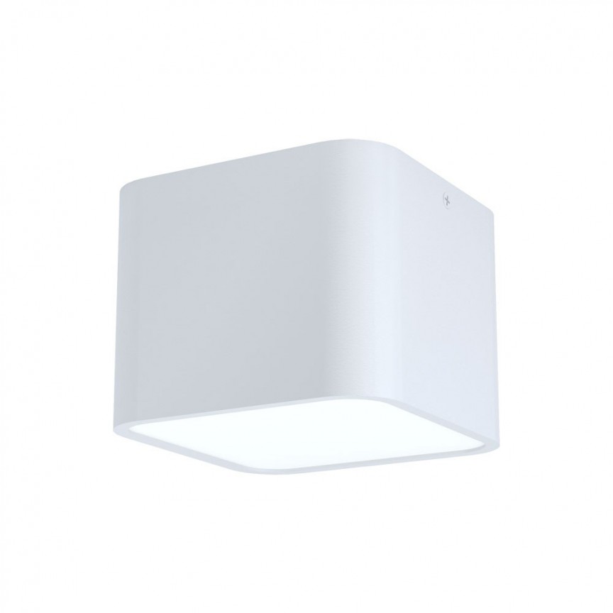 Plafoniera design modern GRIMASOLA alb, 14x14cm 99281 EL, Plafoniere moderne, LED⭐ modele elegante pentru living, dormitor, bucatarie sau hol.✅DeSiGn decorativ actual unic!❤️Promotii lampi❗ ➽www.evalight.ro. Alege corpuri de iluminat interior de tip plafoniera, lustre aplicate de tavan si perete pt camere casa, ieftine si de lux, calitate deosebita la cel mai bun pret. a