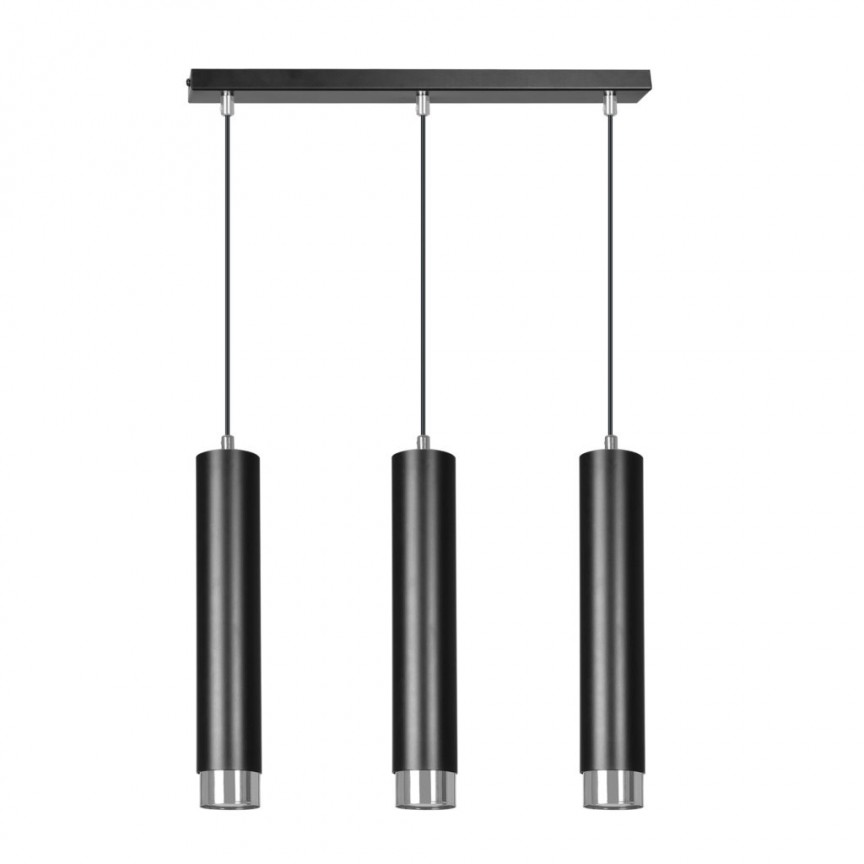 Lustra moderna cu spoturi stil minimalist KIBO 3 negru/crom, Candelabre si Lustre moderne elegante⭐ modele clasice de lux pentru living, bucatarie si dormitor.✅ DeSiGn actual Top 2020!❤️Promotii lampi❗ ➽ www.evalight.ro. Oferte corpuri de iluminat suspendate pt camere de interior (înalte), suspensii (lungi) de tip lustre si candelabre, pendule decorative stil modern, clasic, rustic, baroc, scandinav, retro sau vintage, aplicate pe perete sau de tavan, cu cristale, abajur din material textil, lemn, metal, sticla, bec Edison sau LED, ieftine de calitate deosebita la cel mai bun pret. a