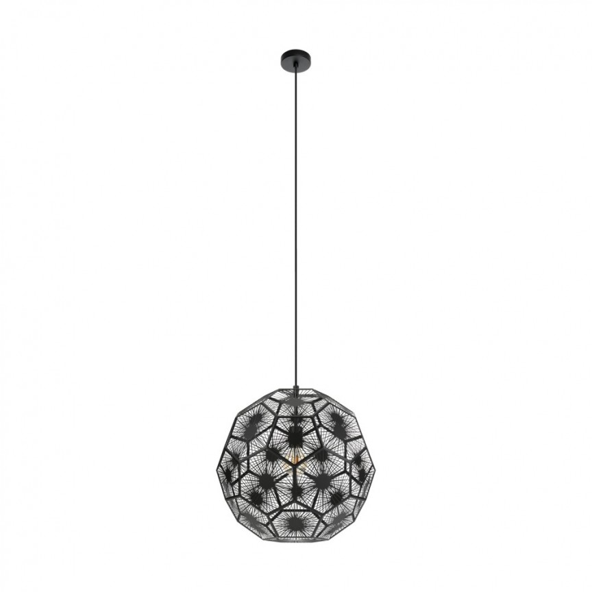 Pendul design modern SKOURA 1, diametru 50cm 39619 EL, Pendule / Lustre suspendate moderne, LED⭐ modele elegante pentru bucatarie, living dormitor.✅DeSiGn decorativ unic!❤️Promotii lampi❗ ➽www.evalight.ro. Alege corpuri de iluminat suspendate pt interior stil modern, suspensii de tip pendule cu cristale, abajur material textil, lemn, metal, sticla, bec tip lumanare Edison sau LED, ieftine si de lux, calitate deosebita la cel mai bun pret. a