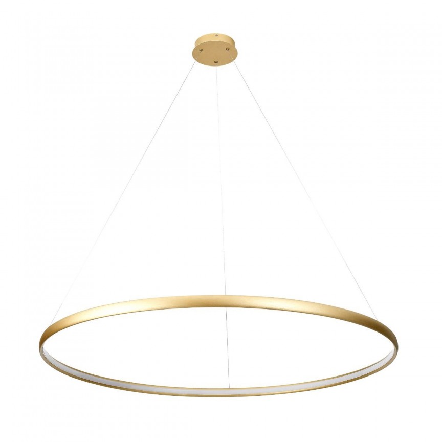 Lustra LED design modern circular CARLO auriu, diametru 120cm, Cele mai noi produse 2022 a