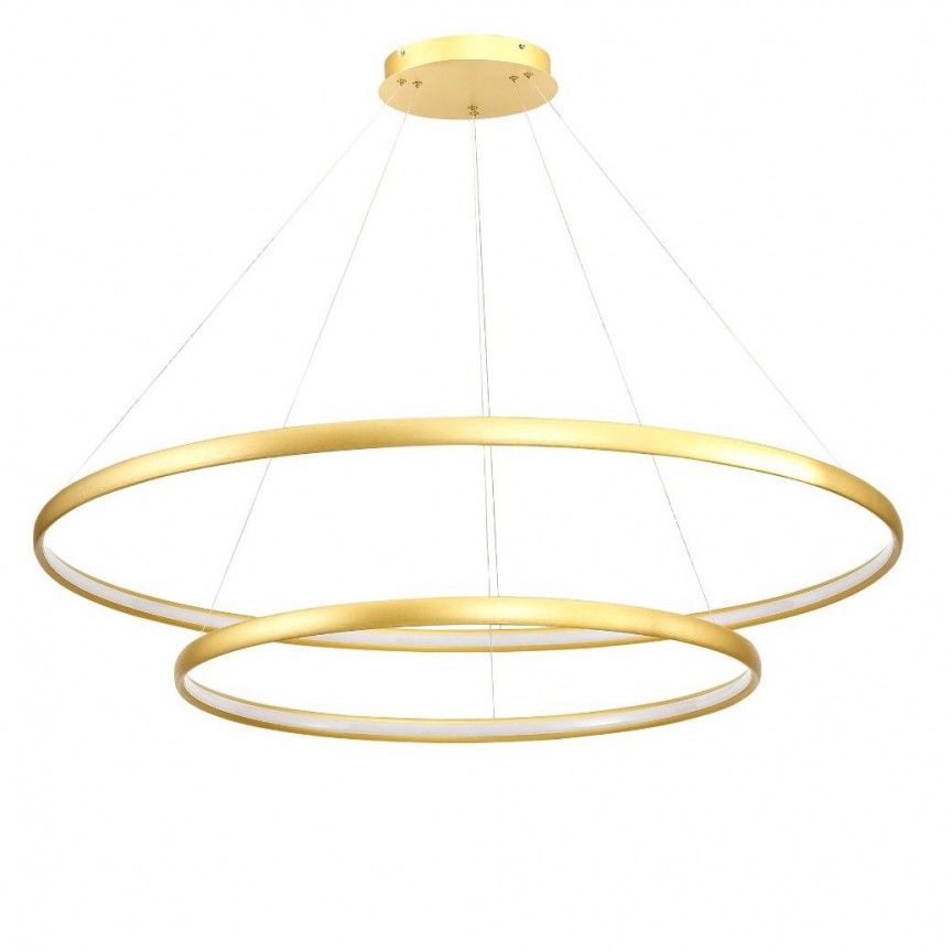 Lustra LED design modern circular CARLO auriu, Candelabre si Lustre moderne elegante⭐ modele clasice de lux pentru living, bucatarie si dormitor.✅ DeSiGn actual Top 2020!❤️Promotii lampi❗ ➽ www.evalight.ro. Oferte corpuri de iluminat suspendate pt camere de interior (înalte), suspensii (lungi) de tip lustre si candelabre, pendule decorative stil modern, clasic, rustic, baroc, scandinav, retro sau vintage, aplicate pe perete sau de tavan, cu cristale, abajur din material textil, lemn, metal, sticla, bec Edison sau LED, ieftine de calitate deosebita la cel mai bun pret. a