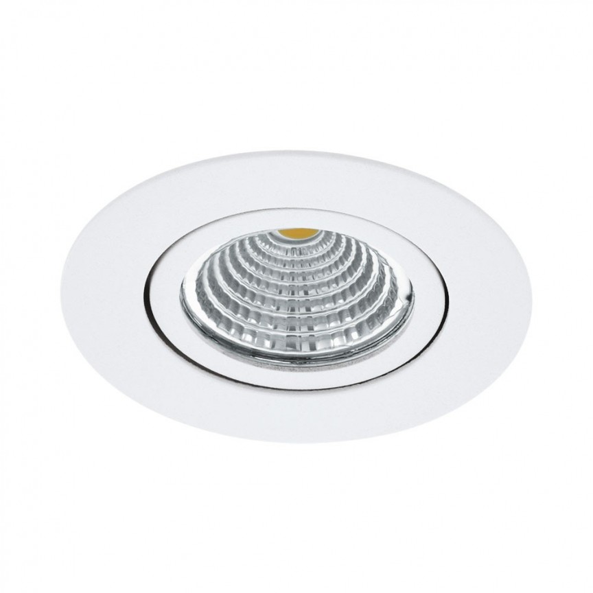 Spot incastrabil LED dimabil SALICETO, diametru 8,8cm, 2700K 98301 EL, Spoturi incastrate tavan / perete, LED⭐ modele moderne pentru baie, living, dormitor, bucatarie, hol.✅Design decorativ unic!❤️Promotii lampi❗ ➽ www.evalight.ro. Alege corpuri de iluminat interior de tip spot-uri incastrabile cu LED, cu lumina calda, alba rece sau neutra, montare in tavanul fals rigips, mobila, pardoseala, beton, ieftine de calitate la cel mai bun pret. a