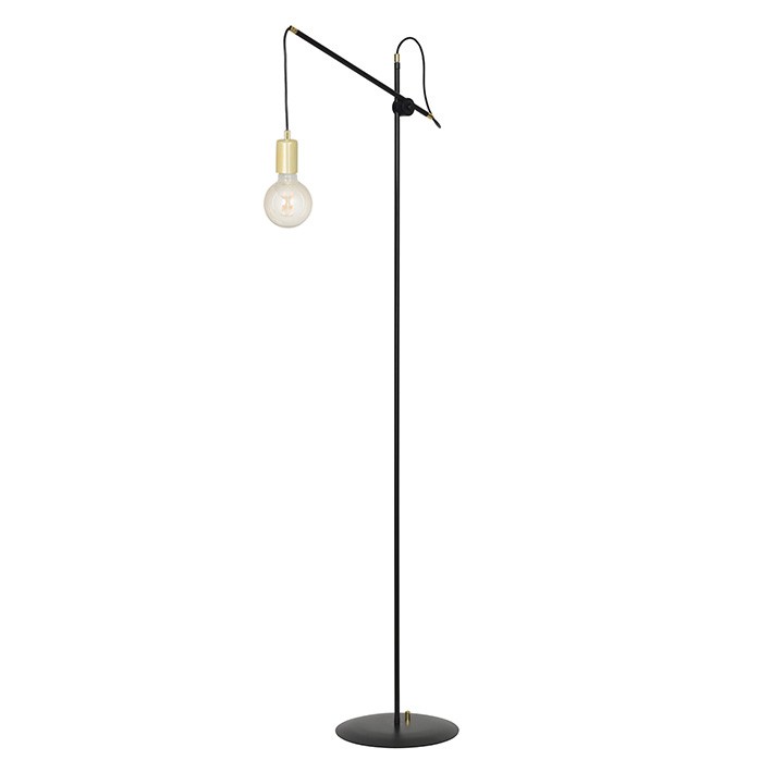 Lampa de podea reglabila stil minimalist ARTEMIS negru/auriu, Candelabre si Lustre moderne elegante⭐ modele clasice de lux pentru living, bucatarie si dormitor.✅ DeSiGn actual Top 2020!❤️Promotii lampi❗ ➽ www.evalight.ro. Oferte corpuri de iluminat suspendate pt camere de interior (înalte), suspensii (lungi) de tip lustre si candelabre, pendule decorative stil modern, clasic, rustic, baroc, scandinav, retro sau vintage, aplicate pe perete sau de tavan, cu cristale, abajur din material textil, lemn, metal, sticla, bec Edison sau LED, ieftine de calitate deosebita la cel mai bun pret. a