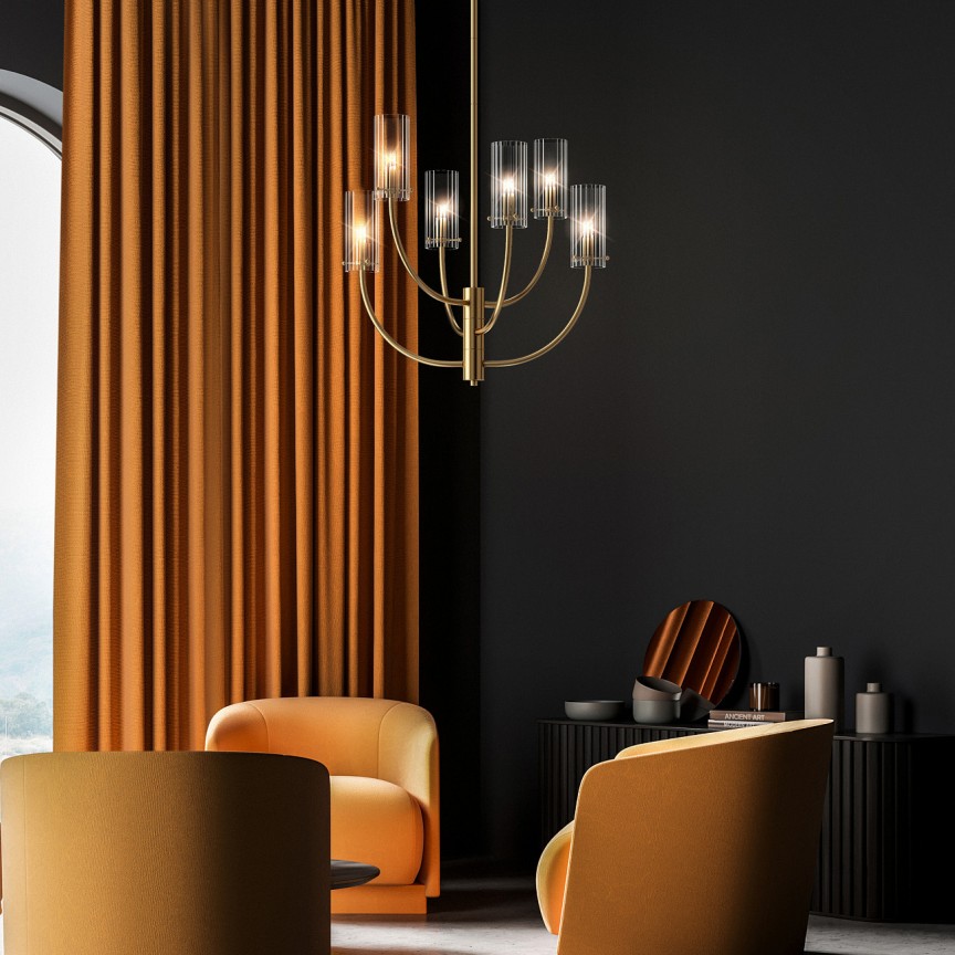 Lustra, Candelabru modern in stil retro Arco, Corpuri de iluminat interior, moderne⭐ modele lustre interior pentru living, dormitor, bucatarie, baie.✅DeSiGn decorativ de lux!❤️Promotii lampi❗ ➽www.evalight.ro. Alege Corpuri de iluminat interior elegante in stil modern, suspendate sau aplicate de tavan si perete, ieftine de calitate deosebita la cel mai bun pret.
 a