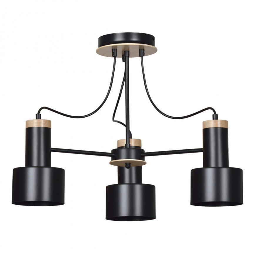 Lustra aplicata design modern minimalist FOXTROT 3 negru, Corpuri de iluminat interior, moderne⭐ modele lustre interior pentru living, dormitor, bucatarie, baie.✅DeSiGn decorativ de lux!❤️Promotii lampi❗ ➽www.evalight.ro. Alege Corpuri de iluminat interior elegante in stil modern, suspendate sau aplicate de tavan si perete, ieftine de calitate deosebita la cel mai bun pret.
 a