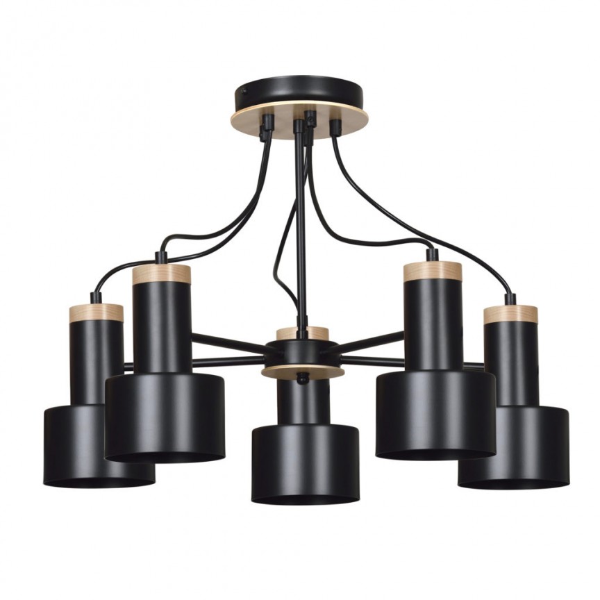 Lustra aplicata design modern minimalist FOXTROT 5 negru, Lustre aplicate, moderne⭐ modele elegante pentru living, dormitor, bucatarie sau hol.✅DeSiGn decorativ unic!❤️Promotii lampi❗ ➽www.evalight.ro. Alege corpuri de iluminat interior de tip plafoniera si lustre aplicate de tavan, ieftine de de lux, calitate deosebita la cel mai bun pret. a