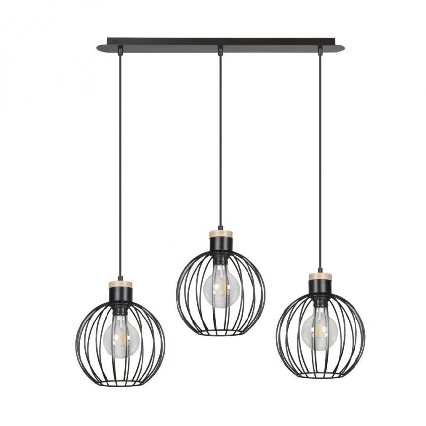 Lustra minimalista design modern BARBADO 3 negru, Candelabre si Lustre moderne elegante⭐ modele clasice de lux pentru living, bucatarie si dormitor.✅ DeSiGn actual Top 2020!❤️Promotii lampi❗ ➽ www.evalight.ro. Oferte corpuri de iluminat suspendate pt camere de interior (înalte), suspensii (lungi) de tip lustre si candelabre, pendule decorative stil modern, clasic, rustic, baroc, scandinav, retro sau vintage, aplicate pe perete sau de tavan, cu cristale, abajur din material textil, lemn, metal, sticla, bec Edison sau LED, ieftine de calitate deosebita la cel mai bun pret. a