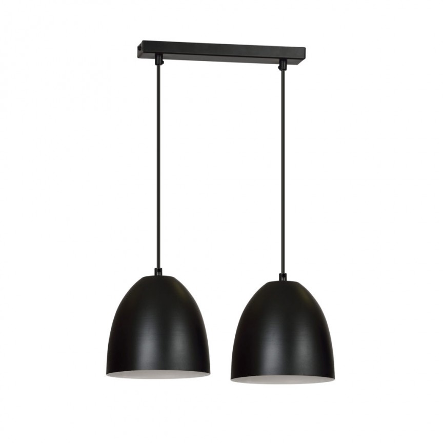 Lustra cu pendule metalice stil industrial LENOX 2 negru/alb, NOU❗ Lustre VINTAGE, RETRO, INDUSTRIA Style⭐cele mai iubite❤️ corpuri de iluminat decorative moderne.✅Design antichizat unic!❤️Promotii lampi❗ ➽ www.evalight.ro. Alege candelabre elegante de lux pentru camere interior (bucatarie, dormitor si living) decorate in stil vintage sau retro, modele de calitate deosebita la cel mai bun pret. a