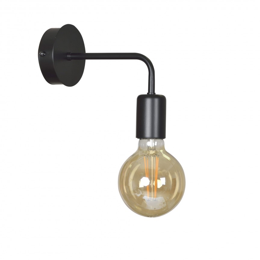 Aplica de perete stil minimalist HARMONY negru, Candelabre si Lustre moderne elegante⭐ modele clasice de lux pentru living, bucatarie si dormitor.✅ DeSiGn actual Top 2020!❤️Promotii lampi❗ ➽ www.evalight.ro. Oferte corpuri de iluminat suspendate pt camere de interior (înalte), suspensii (lungi) de tip lustre si candelabre, pendule decorative stil modern, clasic, rustic, baroc, scandinav, retro sau vintage, aplicate pe perete sau de tavan, cu cristale, abajur din material textil, lemn, metal, sticla, bec Edison sau LED, ieftine de calitate deosebita la cel mai bun pret. a