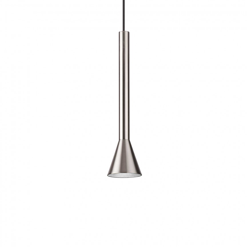 Pendul LED design modern DIESIS SP NICKEL, Candelabre si Lustre moderne elegante⭐ modele clasice de lux pentru living, bucatarie si dormitor.✅ DeSiGn actual Top 2020!❤️Promotii lampi❗ ➽ www.evalight.ro. Oferte corpuri de iluminat suspendate pt camere de interior (înalte), suspensii (lungi) de tip lustre si candelabre, pendule decorative stil modern, clasic, rustic, baroc, scandinav, retro sau vintage, aplicate pe perete sau de tavan, cu cristale, abajur din material textil, lemn, metal, sticla, bec Edison sau LED, ieftine de calitate deosebita la cel mai bun pret. a