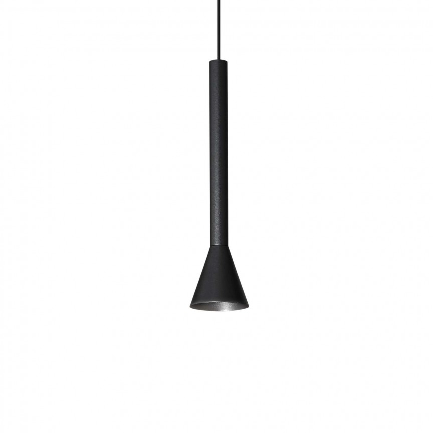 Pendul LED design modern DIESIS SP NERO, Candelabre si Lustre moderne elegante⭐ modele clasice de lux pentru living, bucatarie si dormitor.✅ DeSiGn actual Top 2020!❤️Promotii lampi❗ ➽ www.evalight.ro. Oferte corpuri de iluminat suspendate pt camere de interior (înalte), suspensii (lungi) de tip lustre si candelabre, pendule decorative stil modern, clasic, rustic, baroc, scandinav, retro sau vintage, aplicate pe perete sau de tavan, cu cristale, abajur din material textil, lemn, metal, sticla, bec Edison sau LED, ieftine de calitate deosebita la cel mai bun pret. a