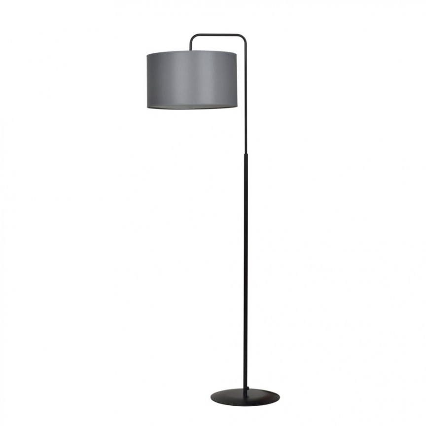 Lampadar / Lampa de podea moderna TRAPO LP1 negru/gri, Lampadare moderne de podea⭐ modele elegante pentru iluminat camera living dormitor.✅DeSiGn decorativ de lux unic!❤️Promotii lampi❗ ➽www.evalight.ro. Alege corpuri de iluminat de podea pt interior cu reader LED, ieftine de calitate deosebita la cel mai bun pret. a