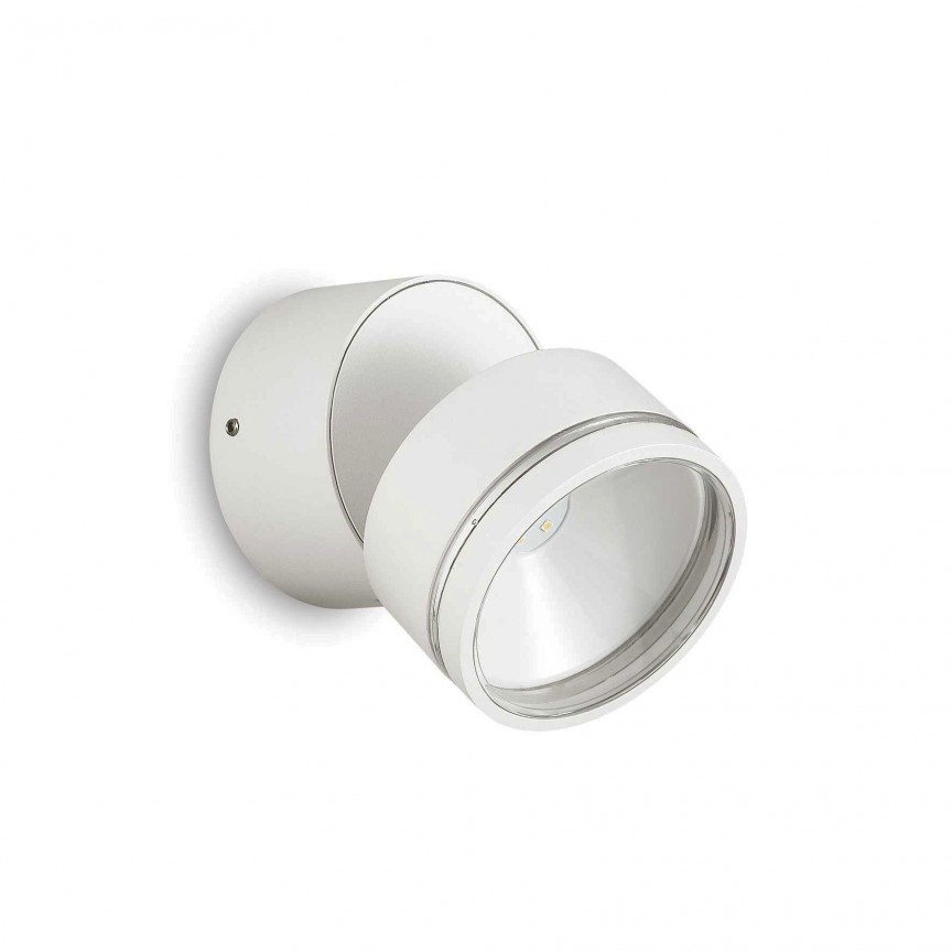 Aplica de perete exterior, IP54 OMEGA AP ROUND BIANCO 3000K, Plafoniere exterior, LED⭐ lampi de iluminat exterior rustice, clasice, moderne pentru terasa casa.✅Design decorativ!❤️Promotii ➽ www.evalight.ro❗ Alege corpuri de iluminat exterior rezistente la apa, tip aplice si spoturi aplicate pt tavan sau perete, solare cu senzori de miscare, metalice, abajur din sticla cu decor ornamental, ieftine si de lux, calitate deosebita la cel mai bun pret. a