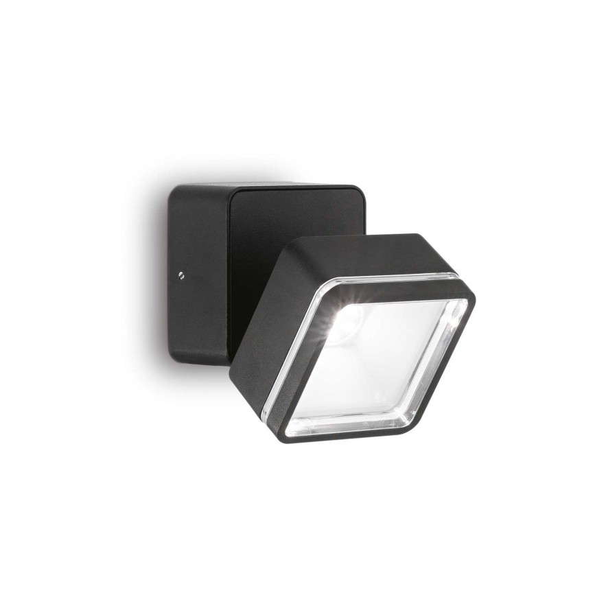 Aplica de perete exterior, IP54 OMEGA AP SQUARE NERO 4000K, Plafoniere exterior, LED⭐ lampi de iluminat exterior rustice, clasice, moderne pentru terasa casa.✅Design decorativ!❤️Promotii ➽ www.evalight.ro❗ Alege corpuri de iluminat exterior rezistente la apa, tip aplice si spoturi aplicate pt tavan sau perete, solare cu senzori de miscare, metalice, abajur din sticla cu decor ornamental, ieftine si de lux, calitate deosebita la cel mai bun pret. a