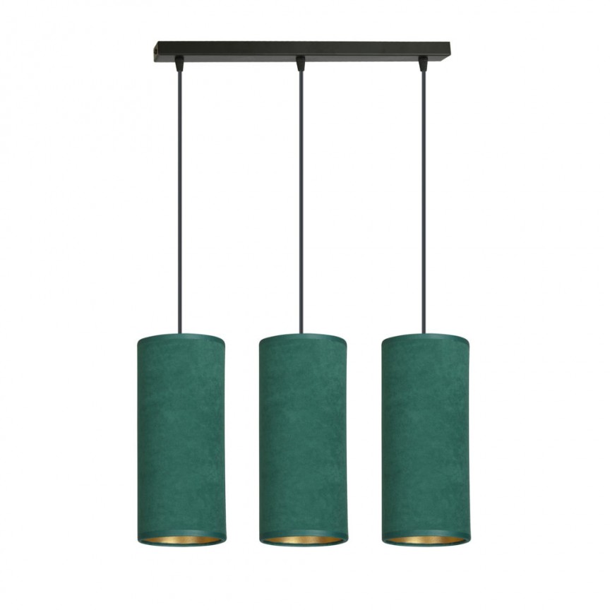 Lustra cu pendule moderne BENTE 3 verde, Pendule / Lustre suspendate moderne, LED⭐ modele elegante pentru bucatarie, living dormitor.✅DeSiGn decorativ unic!❤️Promotii lampi❗ ➽www.evalight.ro. Alege corpuri de iluminat suspendate pt interior stil modern, suspensii de tip pendule cu cristale, abajur material textil, lemn, metal, sticla, bec tip lumanare Edison sau LED, ieftine si de lux, calitate deosebita la cel mai bun pret. a