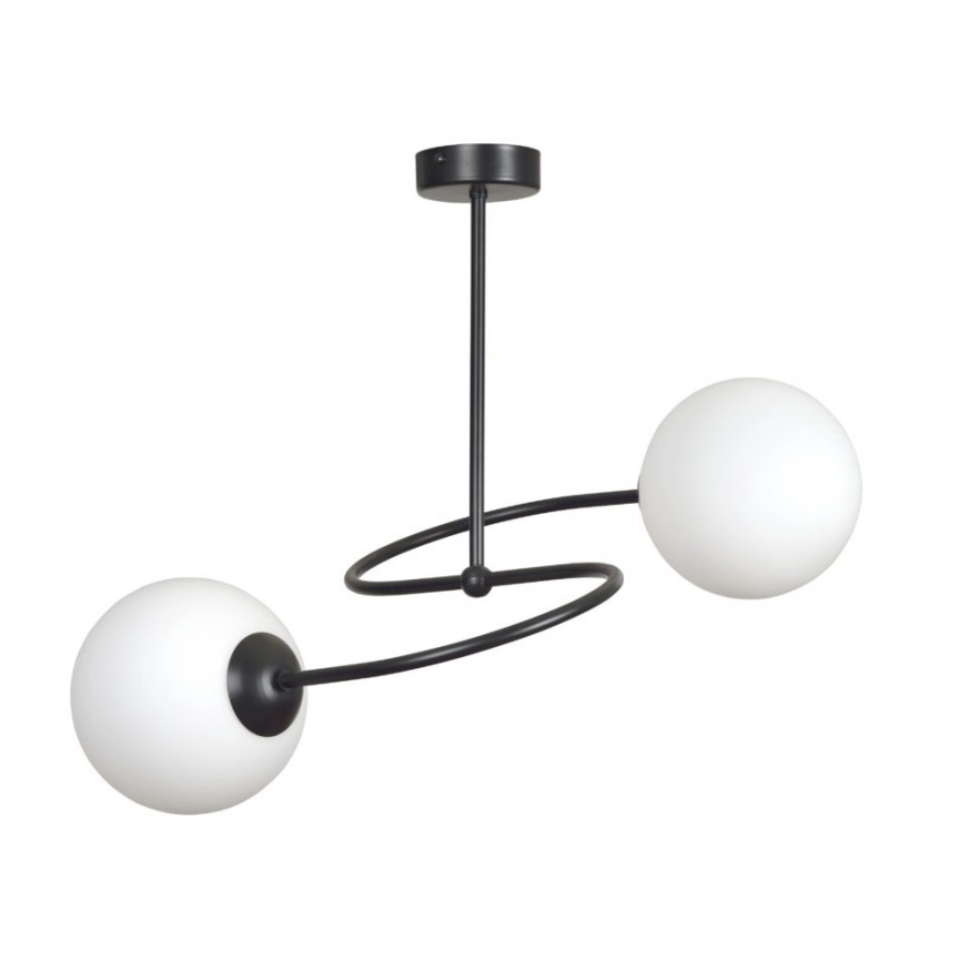 Lustra moderna stil minimalist SELBI 2 negru, NOU❗ Lustre VINTAGE, RETRO, INDUSTRIA Style⭐cele mai iubite❤️ corpuri de iluminat decorative moderne.✅Design antichizat unic!❤️Promotii lampi❗ ➽ www.evalight.ro. Alege candelabre elegante de lux pentru camere interior (bucatarie, dormitor si living) decorate in stil vintage sau retro, modele de calitate deosebita la cel mai bun pret. a