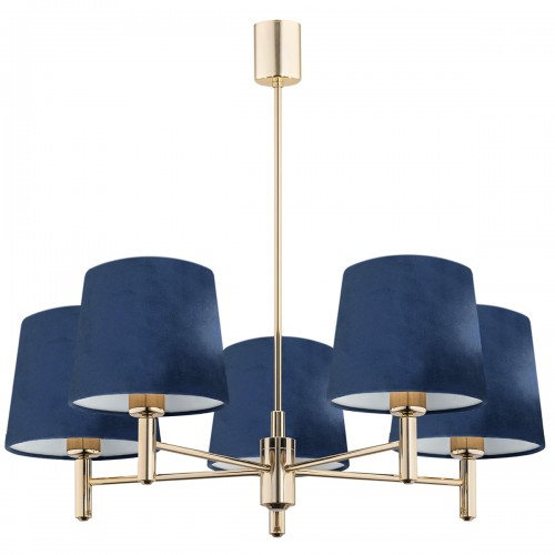 Candelabru modern design elegant PONTE 5L bleumarin, Candelabre si Lustre moderne elegante⭐ modele clasice de lux pentru living, bucatarie si dormitor.✅ DeSiGn actual Top 2020!❤️Promotii lampi❗ ➽ www.evalight.ro. Oferte corpuri de iluminat suspendate pt camere de interior (înalte), suspensii (lungi) de tip lustre si candelabre, pendule decorative stil modern, clasic, rustic, baroc, scandinav, retro sau vintage, aplicate pe perete sau de tavan, cu cristale, abajur din material textil, lemn, metal, sticla, bec Edison sau LED, ieftine de calitate deosebita la cel mai bun pret. a