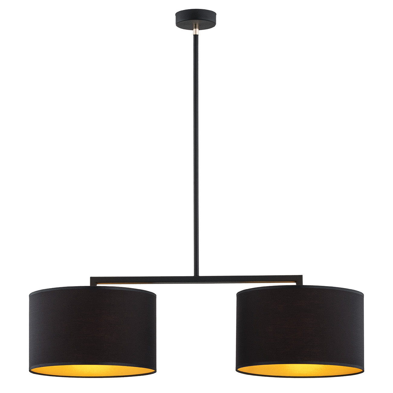 Lustra suspendata moderna KARIN 2L negru, Candelabre si Lustre moderne elegante⭐ modele clasice de lux pentru living, bucatarie si dormitor.✅ DeSiGn actual Top 2020!❤️Promotii lampi❗ ➽ www.evalight.ro. Oferte corpuri de iluminat suspendate pt camere de interior (înalte), suspensii (lungi) de tip lustre si candelabre, pendule decorative stil modern, clasic, rustic, baroc, scandinav, retro sau vintage, aplicate pe perete sau de tavan, cu cristale, abajur din material textil, lemn, metal, sticla, bec Edison sau LED, ieftine de calitate deosebita la cel mai bun pret. a