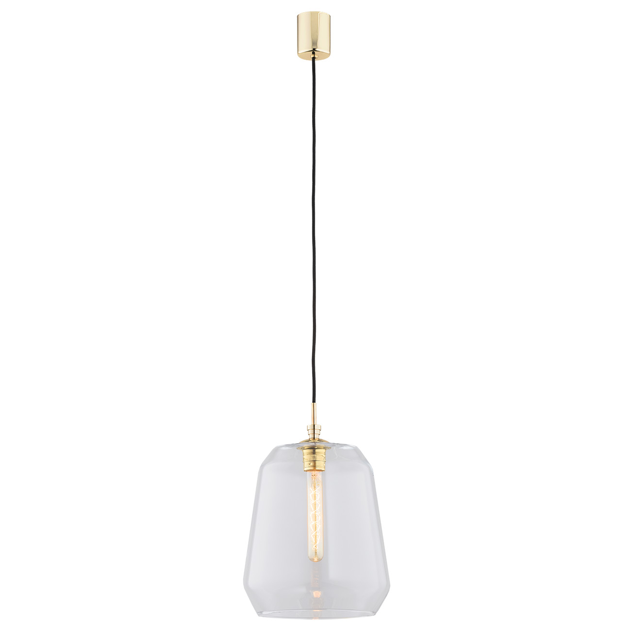 Lustra / Pendul modern design scandinav IRUN Ø25cm transparent, Corpuri de iluminat interior, moderne⭐ modele lustre interior pentru living, dormitor, bucatarie, baie.✅DeSiGn decorativ de lux!❤️Promotii lampi❗ ➽www.evalight.ro. Alege Corpuri de iluminat interior elegante in stil modern, suspendate sau aplicate de tavan si perete, ieftine de calitate deosebita la cel mai bun pret.
 a