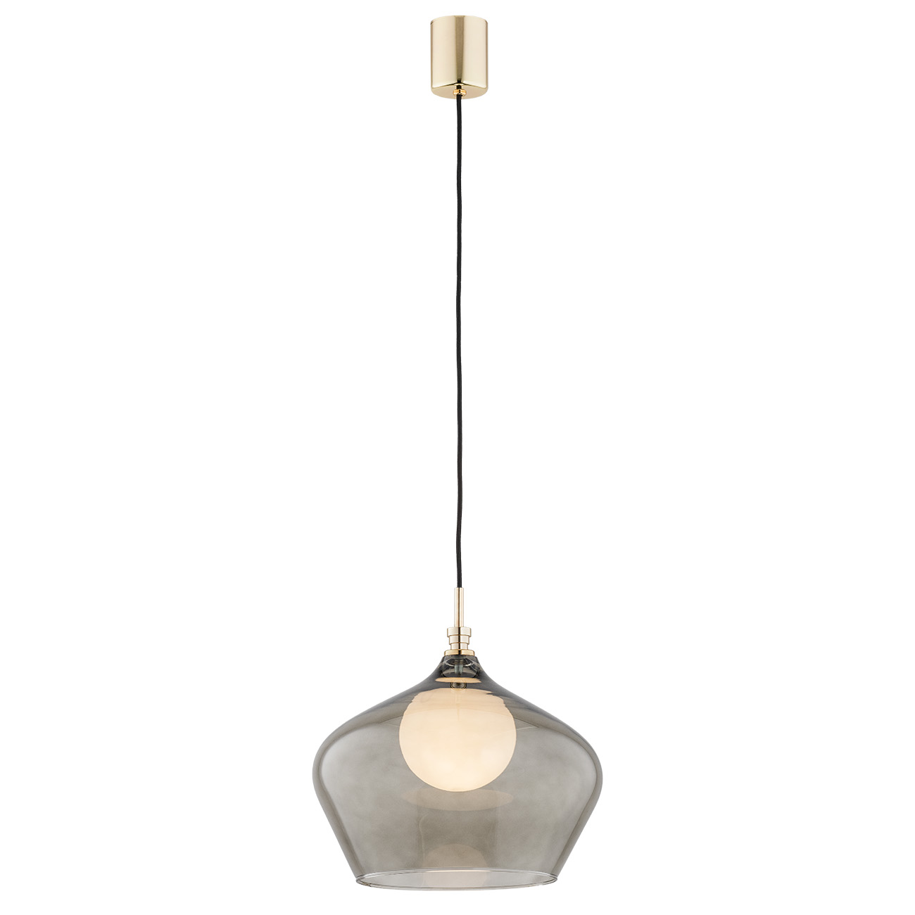 Lustra / Pendul modern design scandinav IRUN Ø30cm fumuriu, Corpuri de iluminat interior, moderne⭐ modele lustre interior pentru living, dormitor, bucatarie, baie.✅DeSiGn decorativ de lux!❤️Promotii lampi❗ ➽www.evalight.ro. Alege Corpuri de iluminat interior elegante in stil modern, suspendate sau aplicate de tavan si perete, ieftine de calitate deosebita la cel mai bun pret.
 a