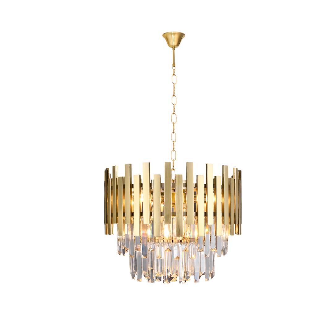 Lustra deosebita design lux ASPEN GOLD MLG-ML5999, Candelabre si Lustre moderne⭐ modele elegante de lux pentru dormitor living, bucatarie.✅DeSiGn decorativ unic!❤️Promotii lampi❗ ➽www.evalight.ro. Alege corpuri de iluminat suspendate pt interior stil modern, suspensii de tip pendule cu cristale, abajur material textil, lemn, metal, sticla, bec tip lumanare Edison sau LED, ieftine de calitate deosebita la cel mai bun pret.

 a