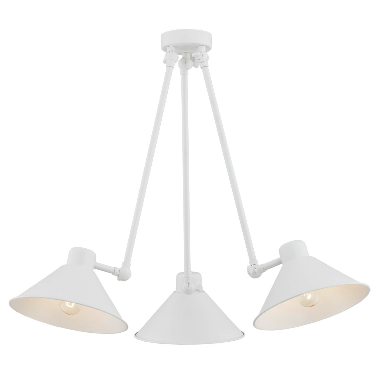 Lustra de tavan reglabila design retro ALTEA 3 alba, Candelabre si Lustre moderne elegante⭐ modele clasice de lux pentru living, bucatarie si dormitor.✅ DeSiGn actual Top 2020!❤️Promotii lampi❗ ➽ www.evalight.ro. Oferte corpuri de iluminat suspendate pt camere de interior (înalte), suspensii (lungi) de tip lustre si candelabre, pendule decorative stil modern, clasic, rustic, baroc, scandinav, retro sau vintage, aplicate pe perete sau de tavan, cu cristale, abajur din material textil, lemn, metal, sticla, bec Edison sau LED, ieftine de calitate deosebita la cel mai bun pret. a