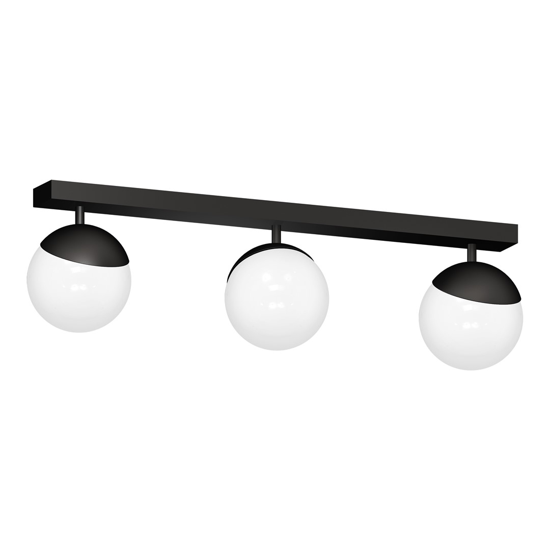 Lustra aplicata cu 3 spoturi design modern SFERA negru MLG-MLP8857, Plafoniere cu 3 spoturi, LED⭐ modele moderne corpuri de iluminat tip spoturi aplicate pe tavan sau perete.✅Design decorativ unic!❤️Promotii lampi❗ ➽ www.evalight.ro. Alege oferte lustre de iluminat interior tip plafoniere si aplice cu 3 spoturi pe bara cu lumina LED si directie reglabila pentru living, dormitor, bucatarie, baie, hol, camera copii, calitate de lux la cel mai bun pret. a