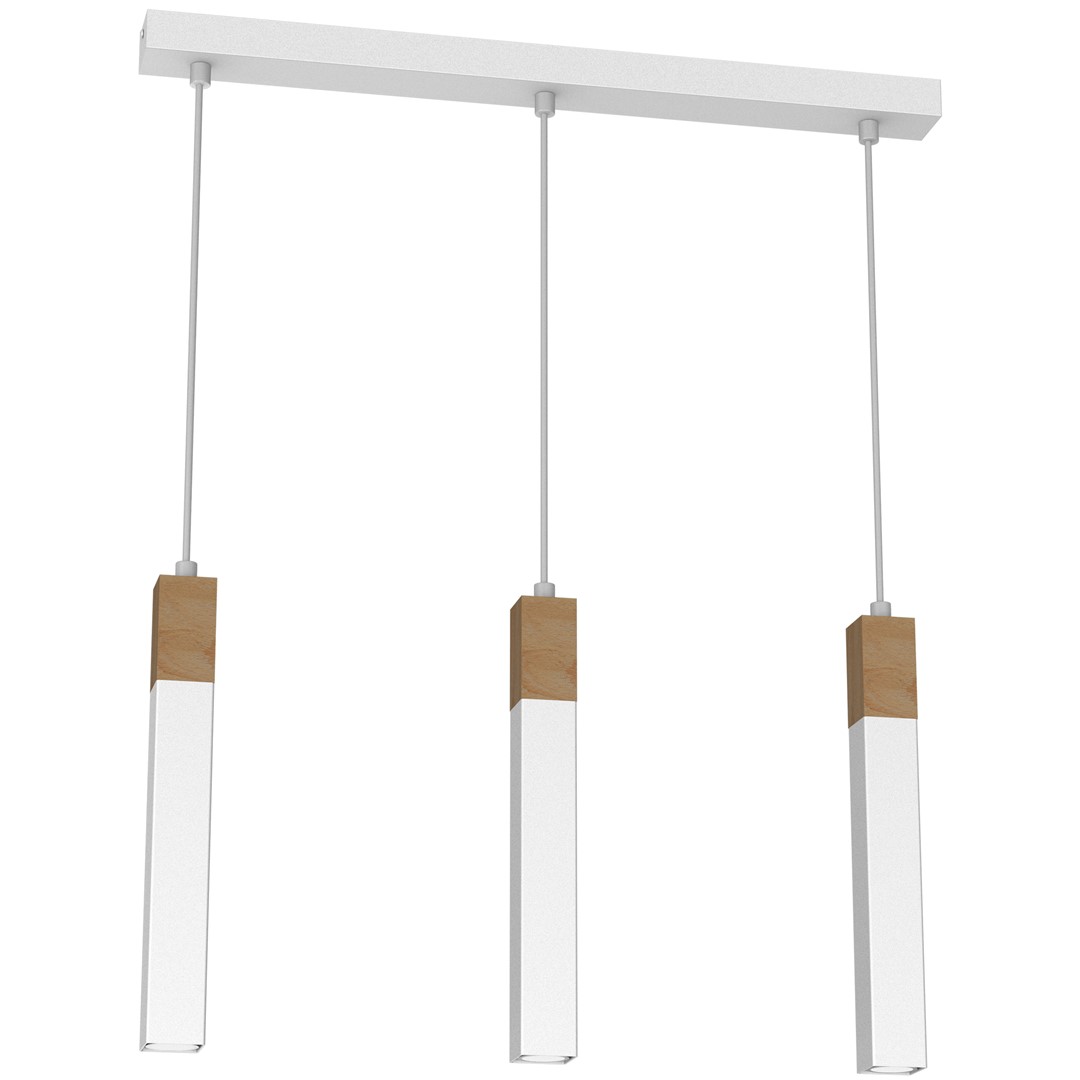 Lustra cu 3 pendule design modern SOLO alb mini GU10, Pendule / Lustre suspendate moderne, LED⭐ modele elegante pentru bucatarie, living dormitor.✅DeSiGn decorativ unic!❤️Promotii lampi❗ ➽www.evalight.ro. Alege corpuri de iluminat suspendate pt interior stil modern, suspensii de tip pendule cu cristale, abajur material textil, lemn, metal, sticla, bec tip lumanare Edison sau LED, ieftine si de lux, calitate deosebita la cel mai bun pret. a