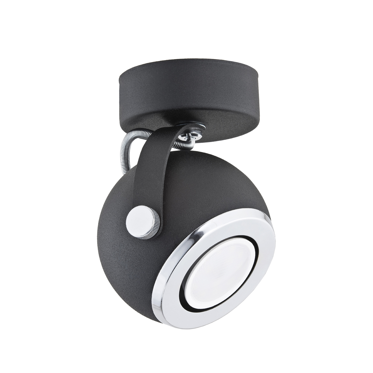 Plafoniera Spot aplicat tavan reglabil KOS 1 negru, Corpuri de iluminat interior, moderne⭐ modele lustre interior pentru living, dormitor, bucatarie, baie.✅DeSiGn decorativ de lux!❤️Promotii lampi❗ ➽www.evalight.ro. Alege Corpuri de iluminat interior elegante in stil modern, suspendate sau aplicate de tavan si perete, ieftine de calitate deosebita la cel mai bun pret.
 a