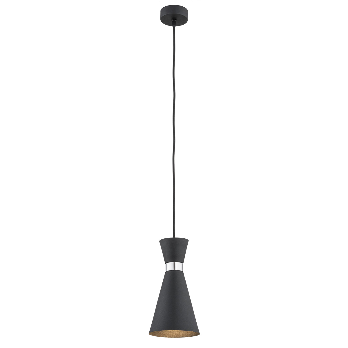 Pendul modern metalic stil industrial LUKKA negru, Corpuri de iluminat Vintage, Industria Style⭐ lustre retro elegante pentru bucatarie, dormitor living.✅Lampi Design decorativ modern!❤️Promotii❗ ➽ www.evalight.ro. Oferte la corpuri de iluminat suspendate de tip suspensii pentru camere interior, decorate in stil antichizat retro sau vintage, abajur material textil, lemn, metal, sticla, bec tip lumanare Edison sau LED, ieftine si de lux, calitate deosebita la cel mai bun pret. a