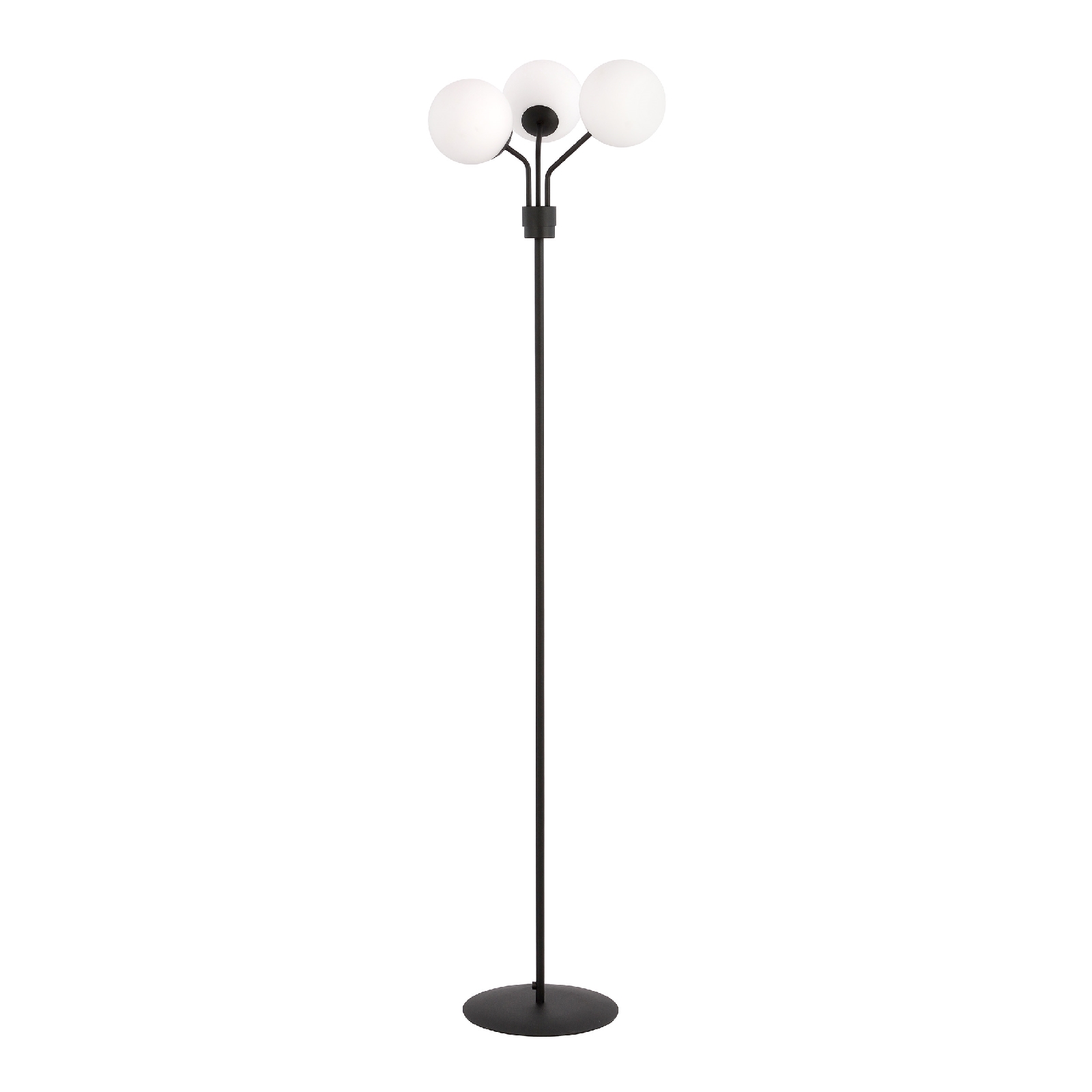 Lampadar, Lampa de podea design modern NOVA LP3 BLACK/OPAL, Lampadare moderne de podea⭐ modele elegante pentru iluminat camera living dormitor.✅DeSiGn decorativ de lux unic!❤️Promotii lampi❗ ➽www.evalight.ro. Alege corpuri de iluminat de podea pt interior cu reader LED, ieftine de calitate deosebita la cel mai bun pret. a