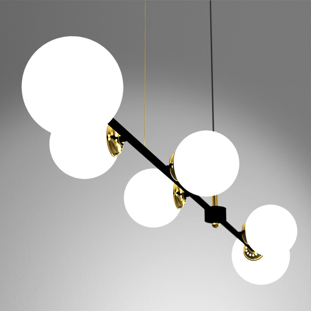 Lustra suspendata design modern POP negru, auriu MLG-MLP7846, Pendule / Lustre suspendate moderne, LED⭐ modele elegante pentru bucatarie, living dormitor.✅DeSiGn decorativ unic!❤️Promotii lampi❗ ➽www.evalight.ro. Alege corpuri de iluminat suspendate pt interior stil modern, suspensii de tip pendule cu cristale, abajur material textil, lemn, metal, sticla, bec tip lumanare Edison sau LED, ieftine si de lux, calitate deosebita la cel mai bun pret. a