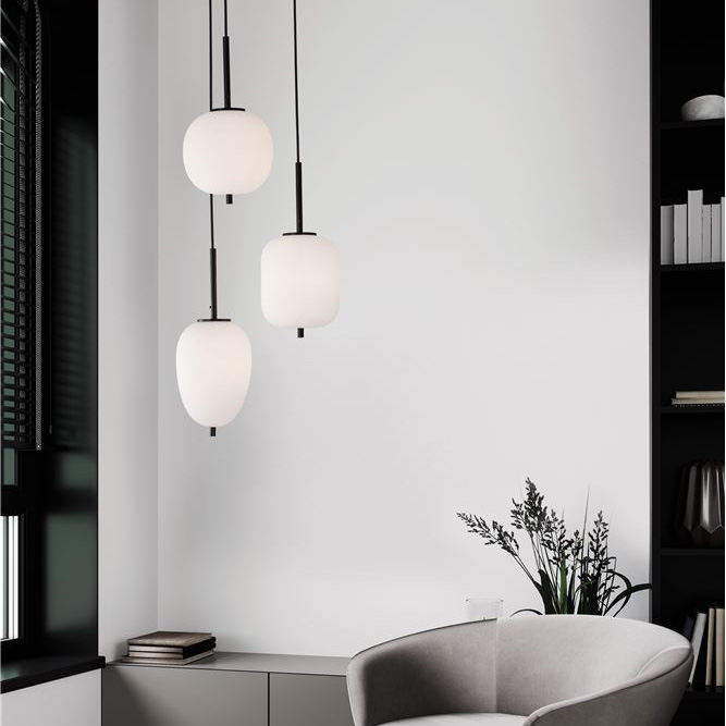 Lustra cu 3 pendule modern Lato negru, Pendule / Lustre suspendate moderne, LED⭐ modele elegante pentru bucatarie, living dormitor.✅DeSiGn decorativ unic!❤️Promotii lampi❗ ➽www.evalight.ro. Alege corpuri de iluminat suspendate pt interior stil modern, suspensii de tip pendule cu cristale, abajur material textil, lemn, metal, sticla, bec tip lumanare Edison sau LED, ieftine si de lux, calitate deosebita la cel mai bun pret. a