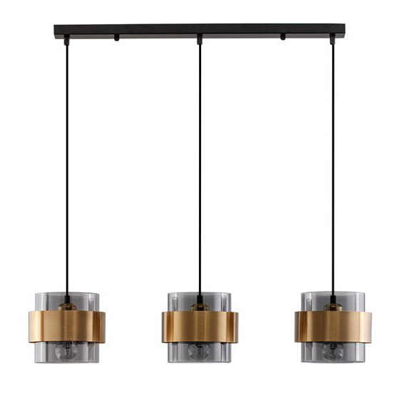 Lustra cu 3 pendule design modern SIANNA, Pendule / Lustre suspendate moderne, LED⭐ modele elegante pentru bucatarie, living dormitor.✅DeSiGn decorativ unic!❤️Promotii lampi❗ ➽www.evalight.ro. Alege corpuri de iluminat suspendate pt interior stil modern, suspensii de tip pendule cu cristale, abajur material textil, lemn, metal, sticla, bec tip lumanare Edison sau LED, ieftine si de lux, calitate deosebita la cel mai bun pret. a