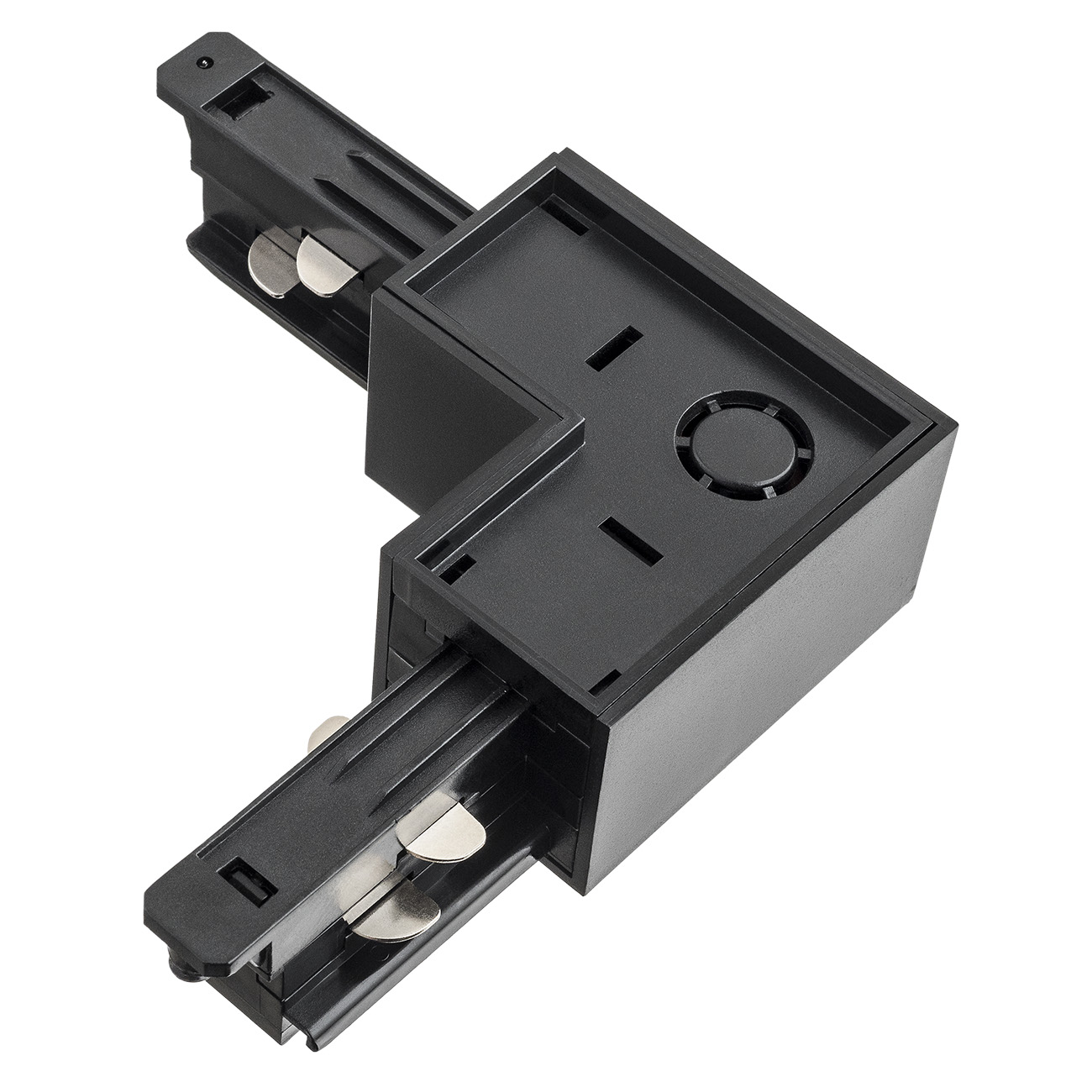 Accesoriu, Connector stanga pentru sina trifazata ARGON T-RACK CONNECT L, Accesorii Corpuri de iluminat piese de schimb pentru Lustre de interior si exterior.⭐Cumpara online✅ Livrare Rapida!❤️Promotii la accesorii pt lampi❗ Abajururi de rezerva si cabluri potrivite pentru candelabre, pendule suspendate, aplice de perete, plafoniere de tavan, spoturi LED incastrate si aplicate, veioze de masa si birou, lampadare de podea, drivere si conectori sina, dulii si transformatoare electrice. Alege oferte speciale la accesorile de iluminat din casa: baie, living, bucatarie, dormitor, terasa, hol, balcon si gradina❗ Cele mai bune componente de iluminat tehnic pt surse de iluminat, kituri de suspensie, benzi LED, brate, elemente decorative cristal si farfurioare din material (ceramica, sticla, plastic, aluminiu, tesatura, textil, metal, lemn), proiectoare si reflectoare pt spot-uri reglabile cu flux luminos directionabil, ieftine si de lux, cu garantie si de calitate deosebita. Cumpara la comanda sau din stoc, oferte si reduceri speciale cu vanzare rapida din magazine la cele mai bune preturi. Te aşteptăm sa admiri calitatea superioara a produselor noastre live în showroom-urile noastre din Bucuresti si Timisoara❗ a