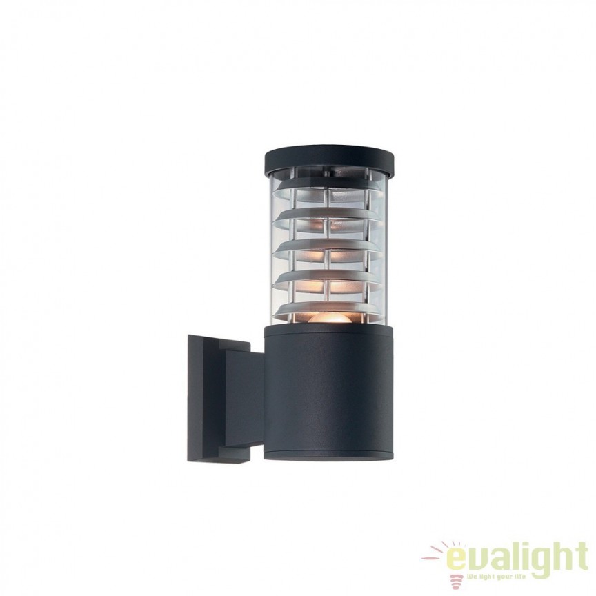 Aplica de perete iluminat exterior IP44 TRONCO AP1 NERO 004716, Promotii lustre, reduceri⭐ corpuri de iluminat, mobila si decoratiuni de interior si exterior.⭕Oferte Pret redus online ➽ www.evalight.ro❗ a