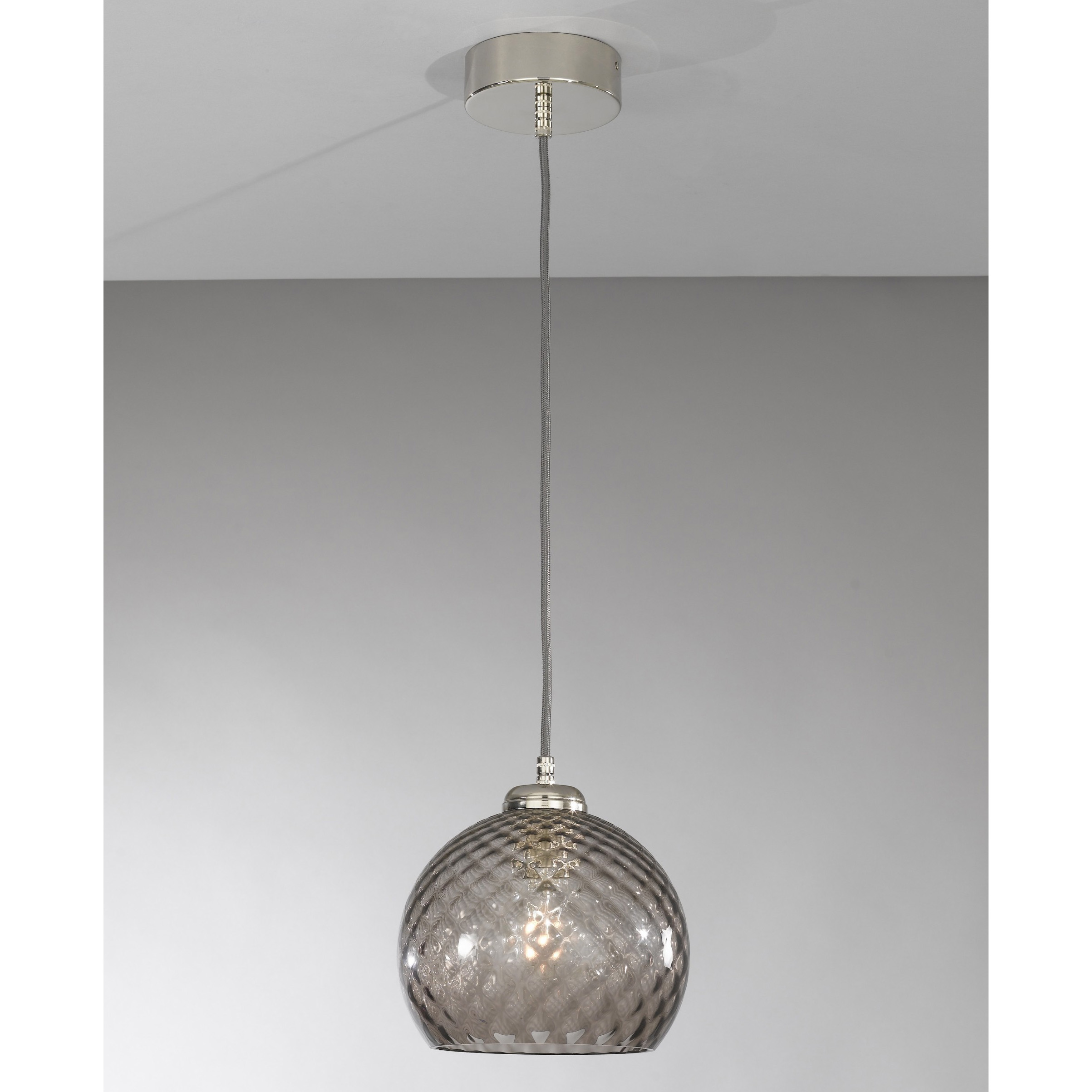 Lustra, Pendul modern design italian 10002 fumuriu, Pendule / Lustre suspendate moderne, LED⭐ modele elegante pentru bucatarie, living dormitor.✅DeSiGn decorativ unic!❤️Promotii lampi❗ ➽www.evalight.ro. Alege corpuri de iluminat suspendate pt interior stil modern, suspensii de tip pendule cu cristale, abajur material textil, lemn, metal, sticla, bec tip lumanare Edison sau LED, ieftine si de lux, calitate deosebita la cel mai bun pret. a