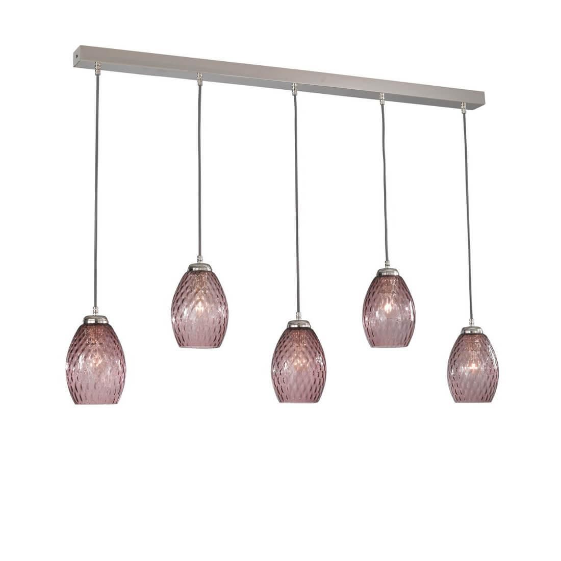 Lustra moderna cu 5 pendule design italian 10008 Amethyst, Pendule / Lustre suspendate moderne, LED⭐ modele elegante pentru bucatarie, living dormitor.✅DeSiGn decorativ unic!❤️Promotii lampi❗ ➽www.evalight.ro. Alege corpuri de iluminat suspendate pt interior stil modern, suspensii de tip pendule cu cristale, abajur material textil, lemn, metal, sticla, bec tip lumanare Edison sau LED, ieftine si de lux, calitate deosebita la cel mai bun pret. a