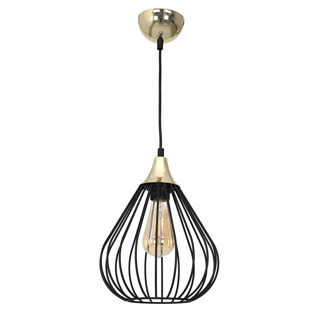 Pendul design industrial KANE negru, Pendule / Lustre suspendate moderne, LED⭐ modele elegante pentru bucatarie, living dormitor.✅DeSiGn decorativ unic!❤️Promotii lampi❗ ➽www.evalight.ro. Alege corpuri de iluminat suspendate pt interior stil modern, suspensii de tip pendule cu cristale, abajur material textil, lemn, metal, sticla, bec tip lumanare Edison sau LED, ieftine si de lux, calitate deosebita la cel mai bun pret. a