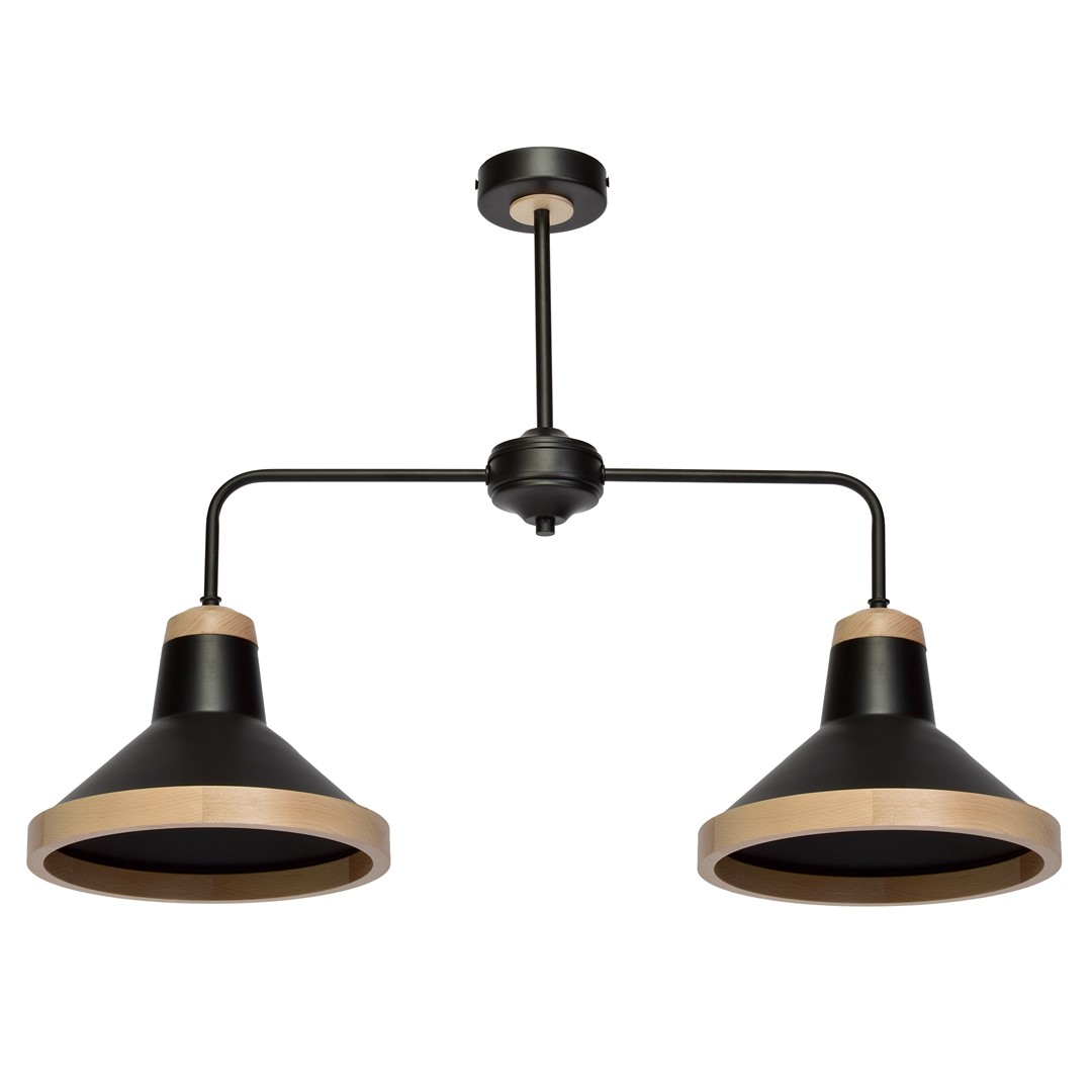 Plafoniera cu 2 brate design moderna SALMA negru, Candelabre si Lustre moderne elegante⭐ modele clasice de lux pentru living, bucatarie si dormitor.✅ DeSiGn actual Top 2020!❤️Promotii lampi❗ ➽ www.evalight.ro. Oferte corpuri de iluminat suspendate pt camere de interior (înalte), suspensii (lungi) de tip lustre si candelabre, pendule decorative stil modern, clasic, rustic, baroc, scandinav, retro sau vintage, aplicate pe perete sau de tavan, cu cristale, abajur din material textil, lemn, metal, sticla, bec Edison sau LED, ieftine de calitate deosebita la cel mai bun pret. a