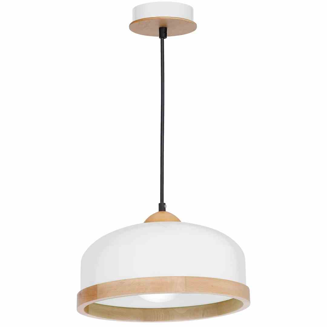 Pendul design modern STUDIO alb, diametru:32cm , Pendule / Lustre suspendate moderne, LED⭐ modele elegante pentru bucatarie, living dormitor.✅DeSiGn decorativ unic!❤️Promotii lampi❗ ➽www.evalight.ro. Alege corpuri de iluminat suspendate pt interior stil modern, suspensii de tip pendule cu cristale, abajur material textil, lemn, metal, sticla, bec tip lumanare Edison sau LED, ieftine si de lux, calitate deosebita la cel mai bun pret. a