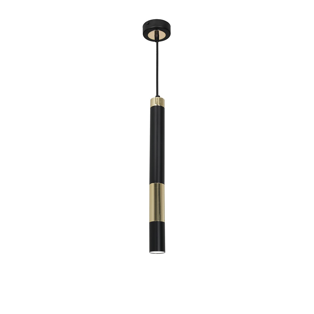 Pendul cu spot tubular modern DALLAS negru, auriu, Corpuri de iluminat interior, moderne⭐ modele lustre interior pentru living, dormitor, bucatarie, baie.✅DeSiGn decorativ de lux!❤️Promotii lampi❗ ➽www.evalight.ro. Alege Corpuri de iluminat interior elegante in stil modern, suspendate sau aplicate de tavan si perete, ieftine de calitate deosebita la cel mai bun pret.
 a