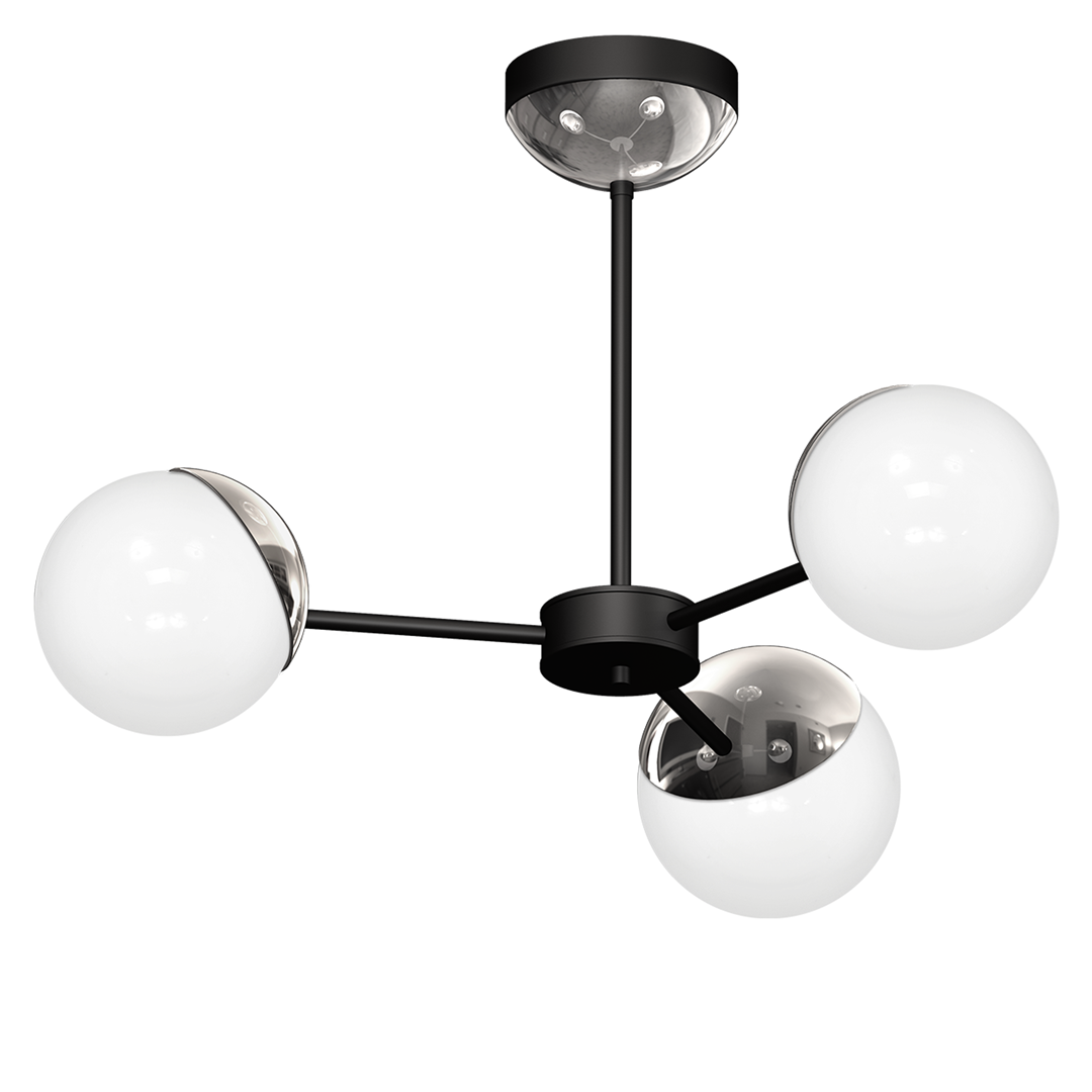 Lustra aplicata design modern SFERA negru, crom, Corpuri de iluminat interior, moderne⭐ modele lustre interior pentru living, dormitor, bucatarie, baie.✅DeSiGn decorativ de lux!❤️Promotii lampi❗ ➽www.evalight.ro. Alege Corpuri de iluminat interior elegante in stil modern, suspendate sau aplicate de tavan si perete, ieftine de calitate deosebita la cel mai bun pret.
 a