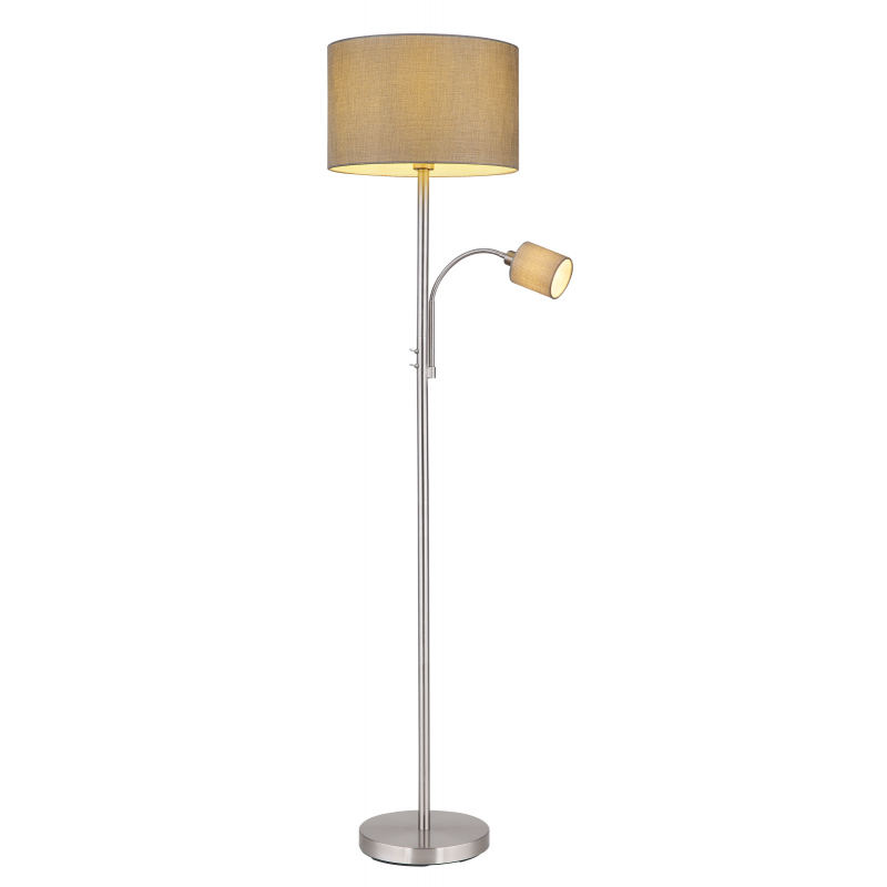 Lampadar de podea stil clasic Paco tesatura gri, Candelabre si Lustre moderne elegante⭐ modele clasice de lux pentru living, bucatarie si dormitor.✅ DeSiGn actual Top 2020!❤️Promotii lampi❗ ➽ www.evalight.ro. Oferte corpuri de iluminat suspendate pt camere de interior (înalte), suspensii (lungi) de tip lustre si candelabre, pendule decorative stil modern, clasic, rustic, baroc, scandinav, retro sau vintage, aplicate pe perete sau de tavan, cu cristale, abajur din material textil, lemn, metal, sticla, bec Edison sau LED, ieftine de calitate deosebita la cel mai bun pret. a