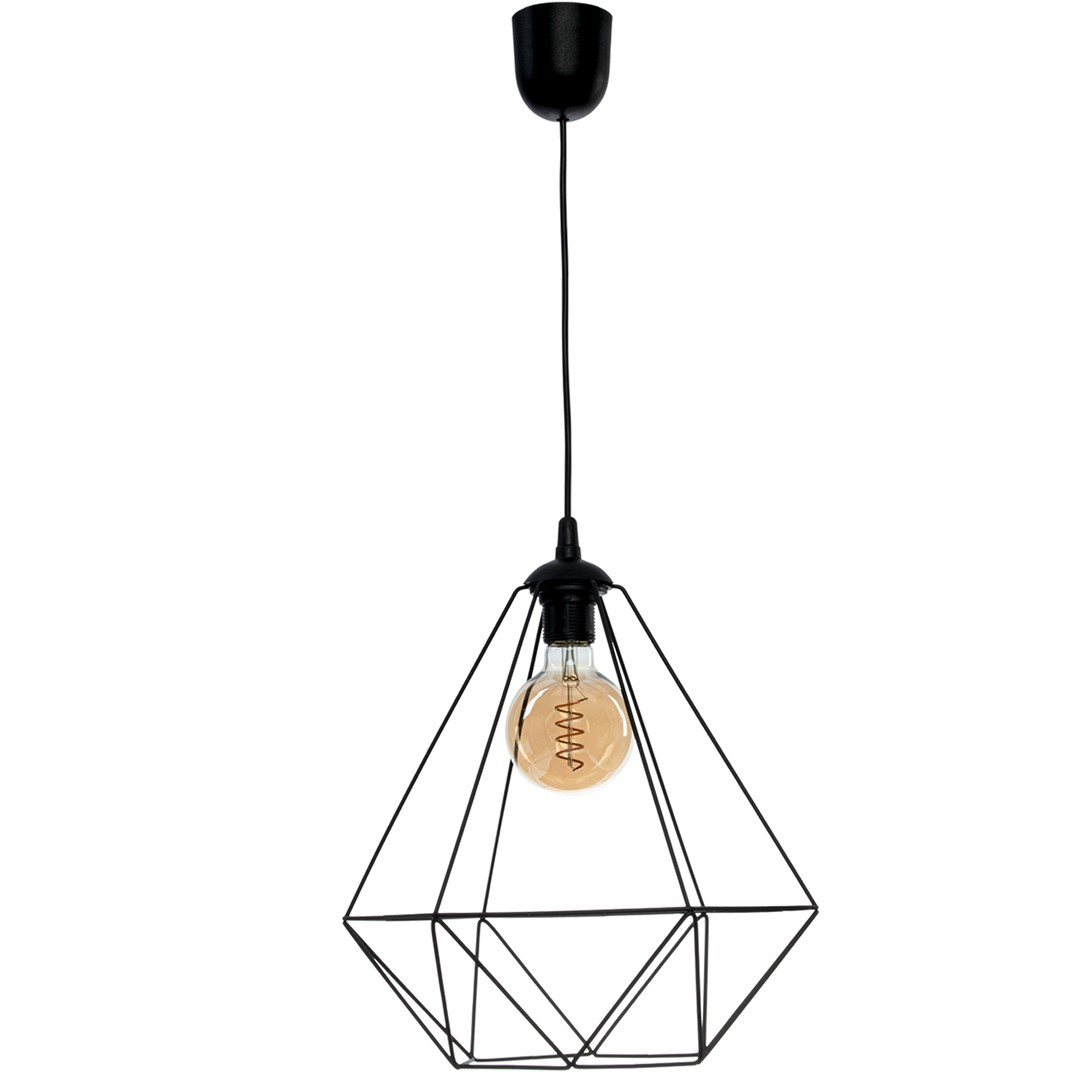 Pendul design modern BASKET negru, Pendule / Lustre suspendate moderne, LED⭐ modele elegante pentru bucatarie, living dormitor.✅DeSiGn decorativ unic!❤️Promotii lampi❗ ➽www.evalight.ro. Alege corpuri de iluminat suspendate pt interior stil modern, suspensii de tip pendule cu cristale, abajur material textil, lemn, metal, sticla, bec tip lumanare Edison sau LED, ieftine si de lux, calitate deosebita la cel mai bun pret. a