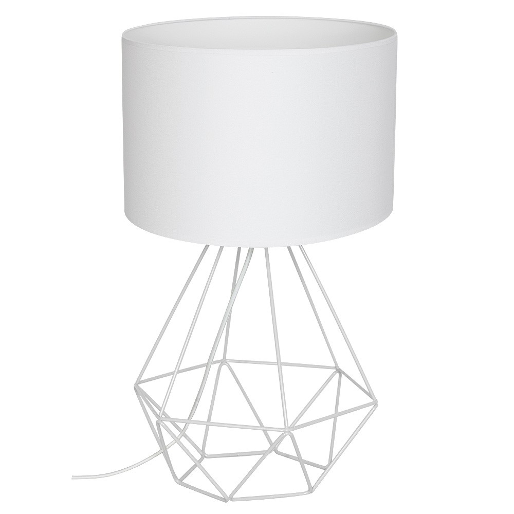 Veioza, lampa de masa design modern BASKET alb, Candelabre si Lustre moderne elegante⭐ modele clasice de lux pentru living, bucatarie si dormitor.✅ DeSiGn actual Top 2020!❤️Promotii lampi❗ ➽ www.evalight.ro. Oferte corpuri de iluminat suspendate pt camere de interior (înalte), suspensii (lungi) de tip lustre si candelabre, pendule decorative stil modern, clasic, rustic, baroc, scandinav, retro sau vintage, aplicate pe perete sau de tavan, cu cristale, abajur din material textil, lemn, metal, sticla, bec Edison sau LED, ieftine de calitate deosebita la cel mai bun pret. a