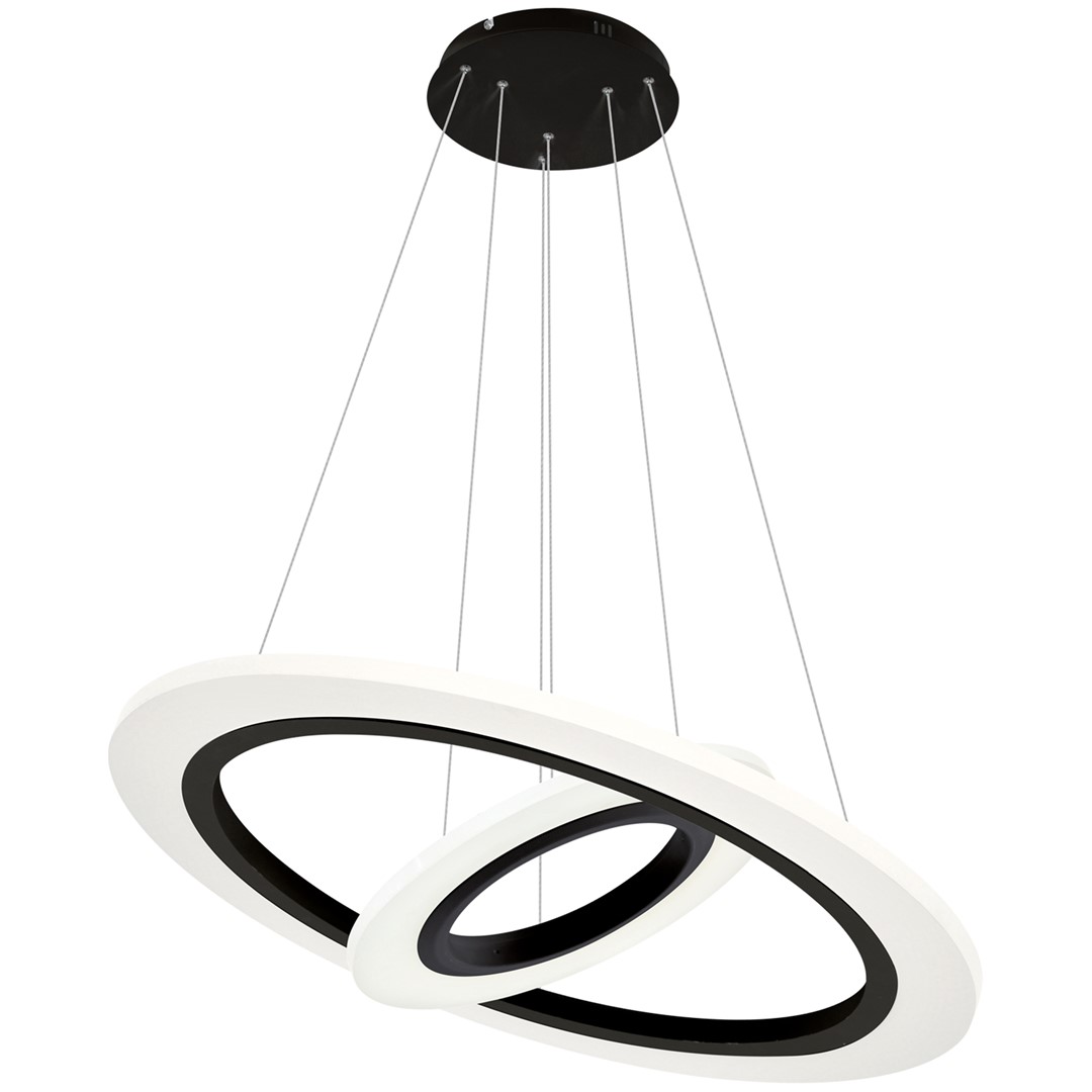 Lustra LED suspendata design modern COSMO negru, 50cm, Corpuri de iluminat interior LED⭐ modele lustre interior LED pentru living, dormitor, bucatarie, baie.✅DeSiGn decorativ de lux!❤️Promotii lampi LED❗ ➽www.evalight.ro. Alege Corpuri de iluminat interior LED elegante in stil modern, suspendate sau aplicate de tavan si perete, ieftine de calitate deosebita la cel mai bun pret. a