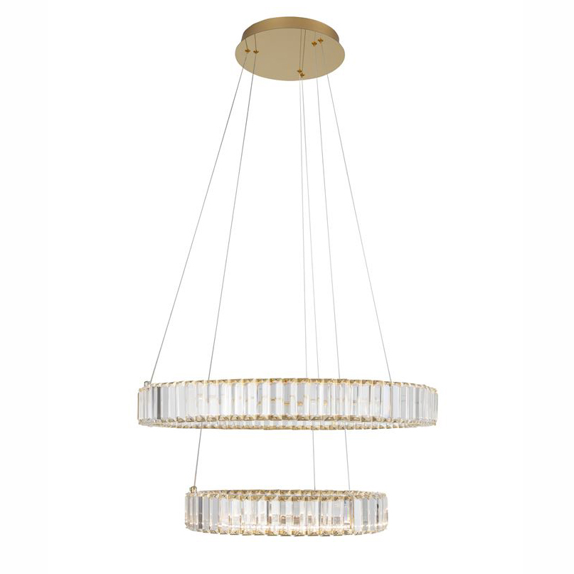 Lustra LED suspendata cristal design elegant AURELIA 46W, Candelabre si Lustre moderne⭐ modele elegante de lux pentru dormitor living, bucatarie.✅DeSiGn decorativ unic!❤️Promotii lampi❗ ➽www.evalight.ro. Alege corpuri de iluminat suspendate pt interior stil modern, suspensii de tip pendule cu cristale, abajur material textil, lemn, metal, sticla, bec tip lumanare Edison sau LED, ieftine de calitate deosebita la cel mai bun pret.

 a